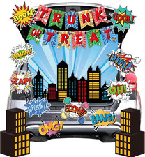 Halloween Hero Trunk or Treat Car Decoration Kit for Suv Trunk or Treat Car Arch