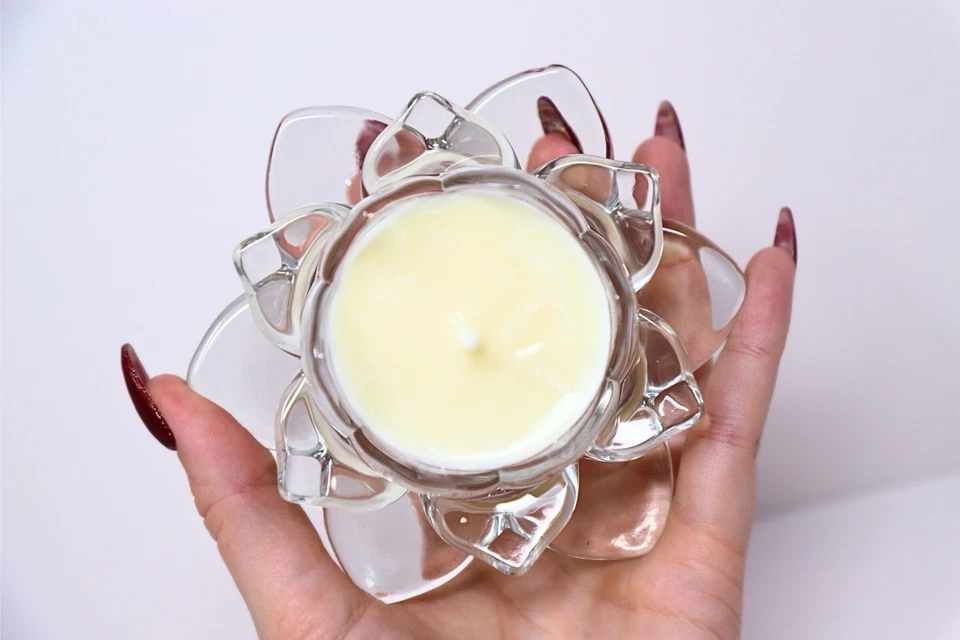 复古莲花蜡烛/樱花香氛蜡烛/升级容器 — 第 2/4 张图片