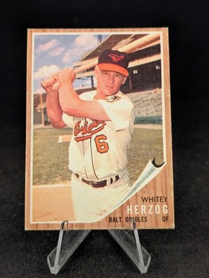 1962 Topps Set-Break #513 Whitey Herzog ORIOLES - NM - NICE COLOR!  