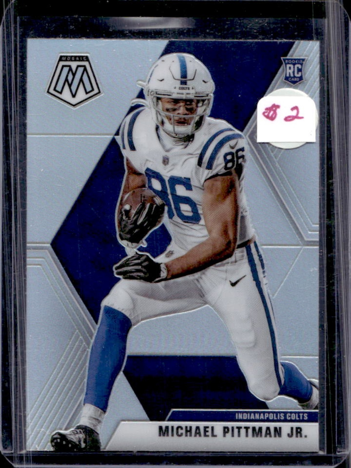 2020 Mosaic Michael Pittman Jr. RC Prizm Silver Rookie #214 Colts