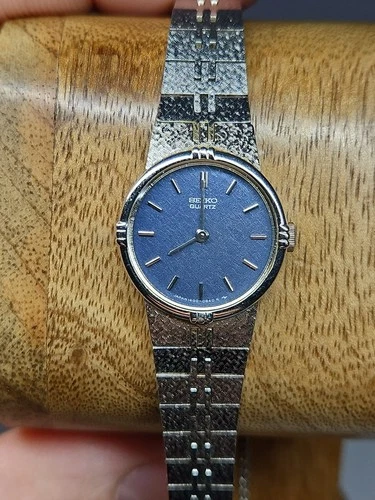 VTG Seiko Watch Women Silver Tone New Battery