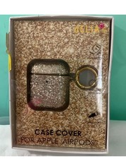 Delias Black/Gold Glitter Apple Airpods Case Sparkle Luxe Quiet Luxury