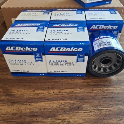6 OEM Genuine ACDelco PF46E Engine Oil Filter GM Original Equipment