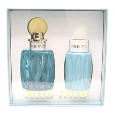 Miu Miu L'eau Bleue 2pc Gift Set For Women100ml EDP + 100ml Body Lotion