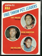 Chet Walker / Oscar Robertson / Ron Williams LL 1971-72 Topps #141