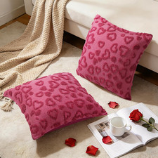 Valentines Pillow Covers 18x18 inch Set of 2 Valentines Day Decoration Cute H...