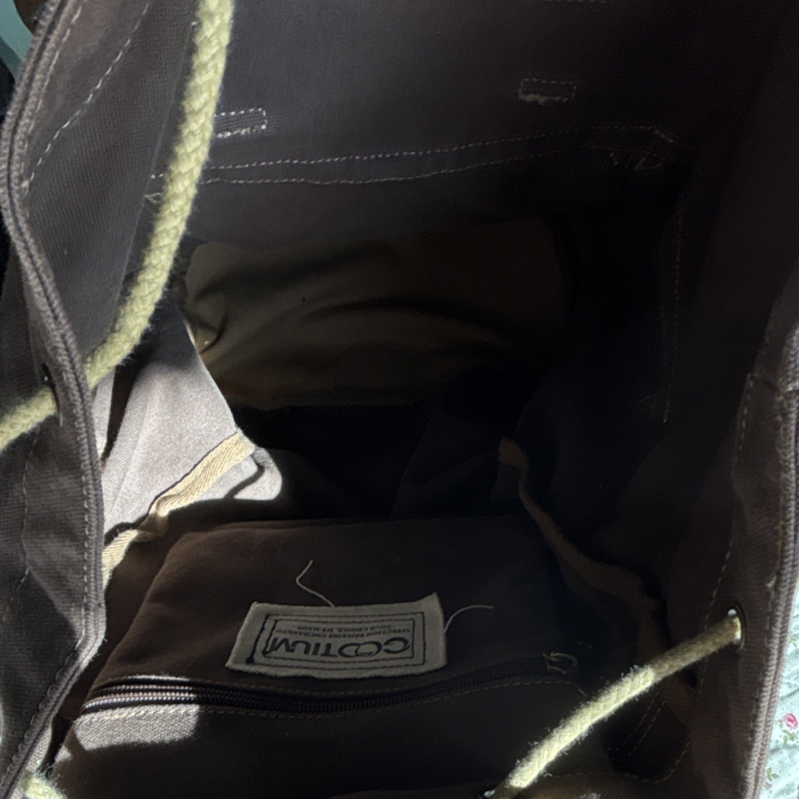 Gootium Brown Backpack with Drawstring Buckle Sna… - image 3