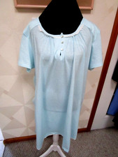 CAROLE HOCHMAN-AQUA--SCOOP LACE TRIM NECK-CAP SLEEVE-NIGHTGOWN-SIZE-2X-NWT