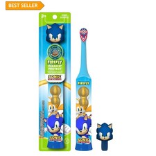 Sonic the Hedgehog Kids Electric Toothbrush with 3D Hygienic Cover  Timer