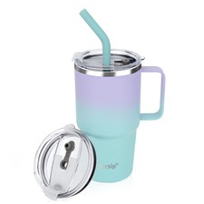 Kids 24 oz Insulated Cup with Handle, Toddler Double Wall Vacuum Stainless St...
