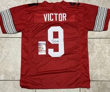 Singed Binjimen Victor Ohio State Jersey
