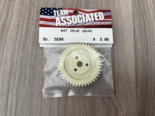 RARE VINTAGE ASSOCIATED # 5244   RC500 44 TOOTH SPUR GEAR Rc500 Rc250
