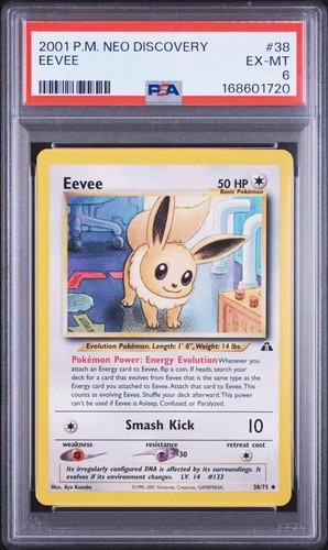 Eevee (Unlimited) graded PSA 6 for sale on eBay