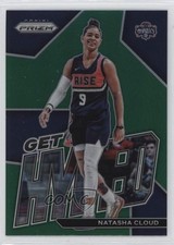 2023 Panini Prizm WNBA Get Hyped Green Prizm Natasha Cloud #14 2y0