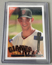 Madison Bumgarner Rookie Card - 2010 Topps - San Francisco Giants (RC). rookie card picture
