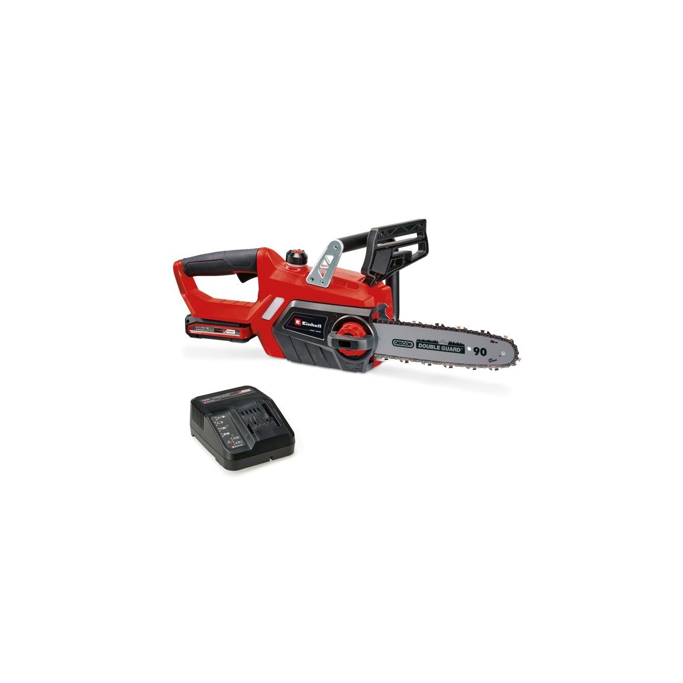 Einhell Rosso Motosega, Kit Ge-Lc 18 Li (Sega A Catena A Batteria) - Immagine 4