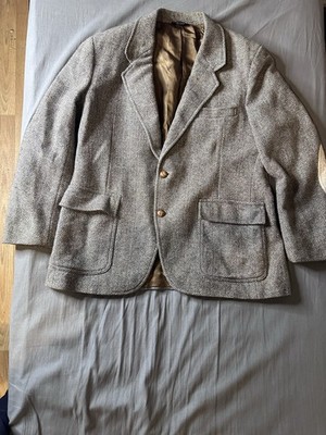 Vintage Pendleton 100% Schurwolle Blazer - Gr. 46 XL - Fischgrät