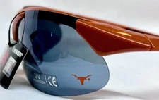 Lot of 2 - New University of Texas Longhorns UV Wrap-around Sunglasses UT Austin