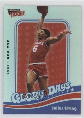 1999-00 Upper Deck Ultimate Victory Dr J Glory Days Julius Erving #DR7 HOF 2r7