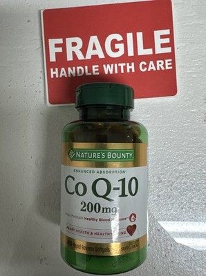 Nature's Bounty Heart Health Co Q10 Rapid Release Softgels, 200 mg, 80 Ct * NEW