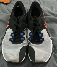 Nike Flex Control 4 Men  s Size 12 Wolf Grey Black Orange Blue CD0197-013