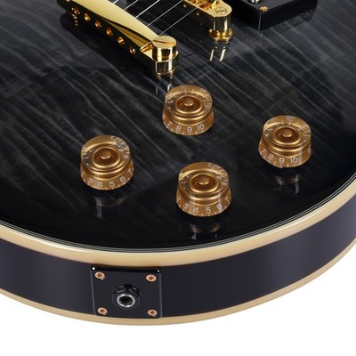 GROTE LP-LM1  Electric Guitar Natural and Unique Patterns Glossy With Black Bag