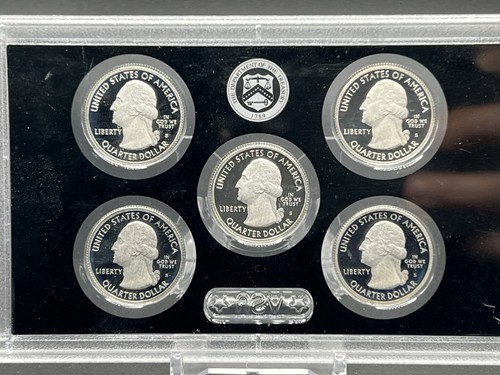 2012 America The Beautiful Quarters Silver Proof Set NO PACKAGING - Picture 4 of 4