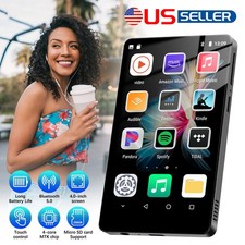 4 inch Full Touch Screen Bluetooth 5.0 Wi-Fi Android MP3 Music MP4 Video Player