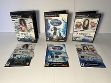 Sony PS2 Karaoke Game Lot: 2 SingStar s American Idol w Manuals Tested Working