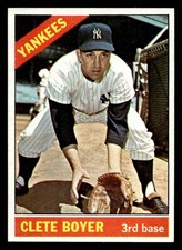 1966 Topps #9 Clete Boyer New York Yankees NR-MINT NO RESERVE!