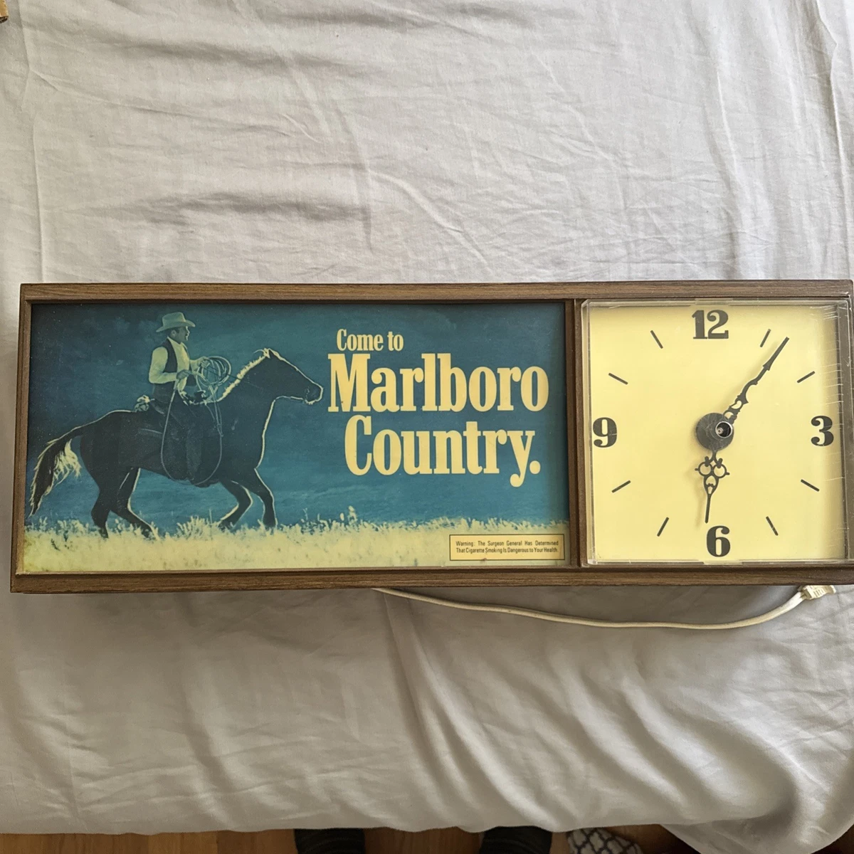 Marlboro Clock In Collectible Tobacco Signs for sale | eBay