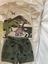 Garanimals T Shirt And Jurassic Park Short Set 3T 1N