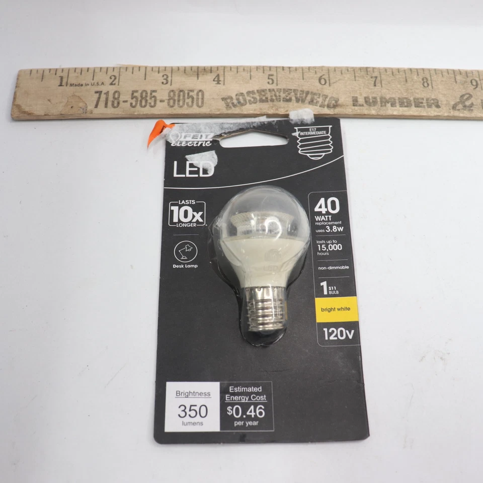 Feit Electric E17 Base LED Light Bulb BP40S11NLEDHDRP - Image 2 of 4