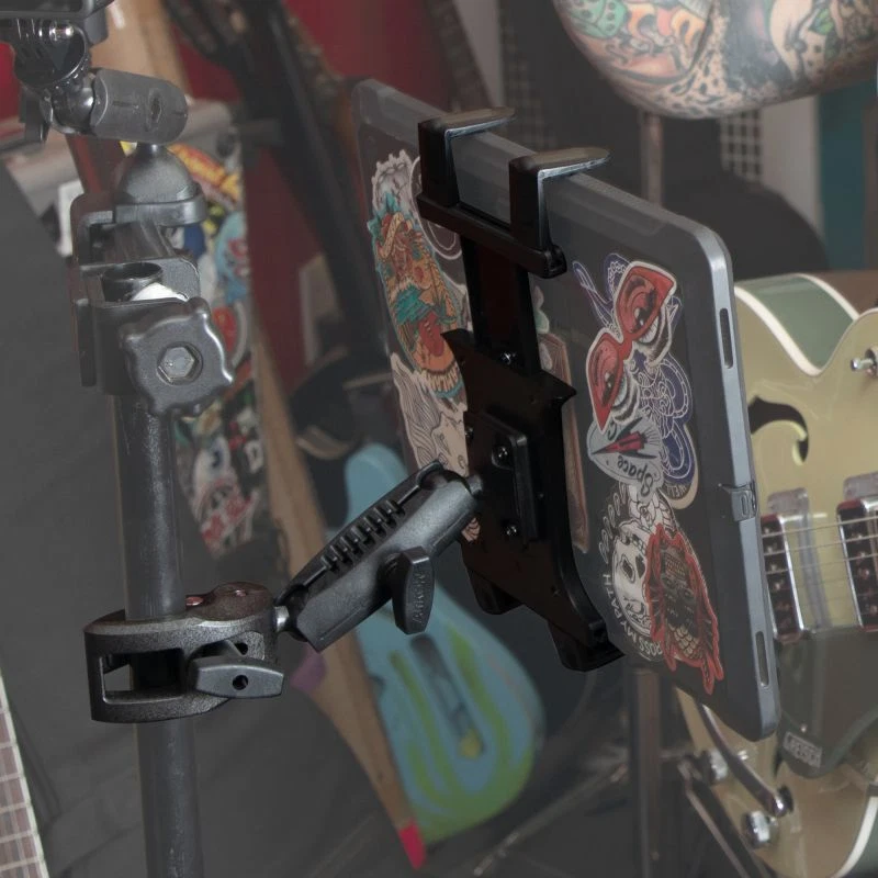 TAB1RMCPM.HD Arkon Heavy Duty Rail/Bar/Mic Stand X-LargeClamp Post Tablet Mount - Image 4 of 4