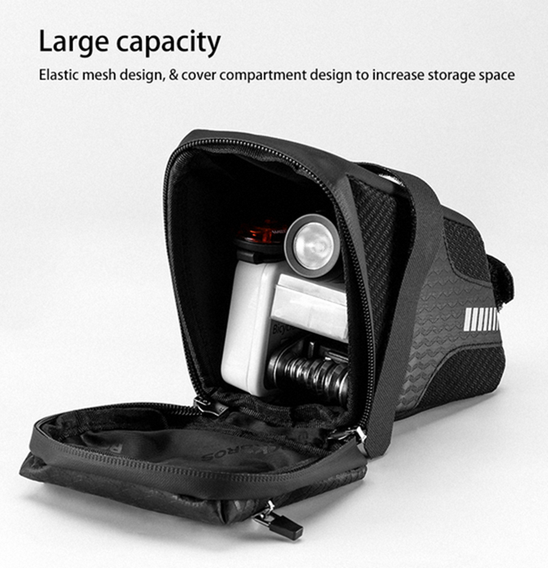 Waterproof Bicycle Storage Bag ROCKBROS Bike Saddle Bag - 1.5L - Foto 8