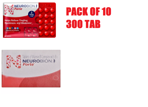 Neurobion Forte 300 Tabletten | Vitamin B Komplex B1 B6 B12 Energie Nerven Unterstützung