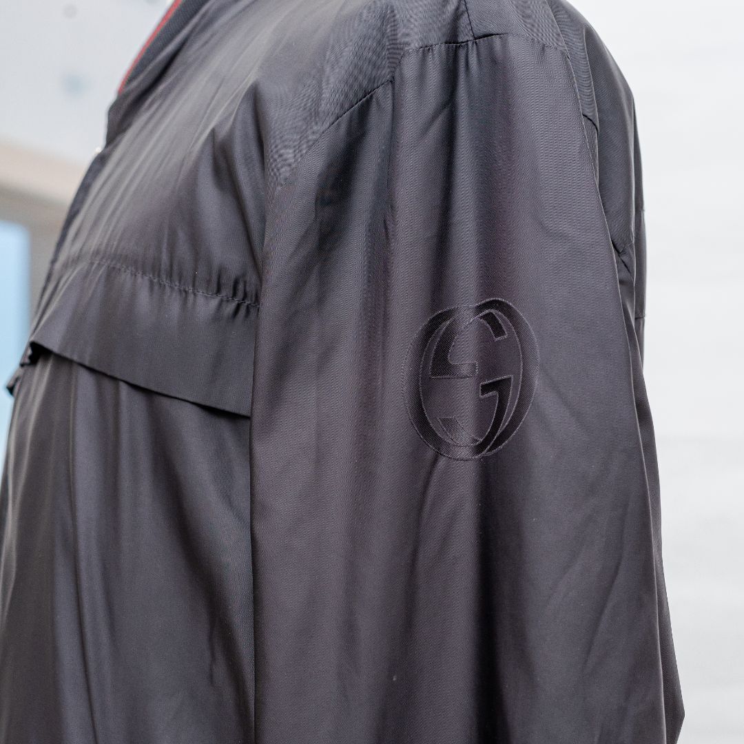 Gucci black zip up windbreaker | eBay Gucci black zip up windbreaker | eBay