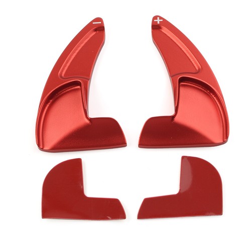 Steering Wheel Shift Paddle Shifter Extension Fit Dodge Jeep Chrysler Red 2PCS - Picture 2 of 10