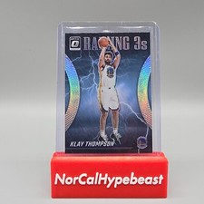 2023-24 Panini Donruss Optic Basketball Klay Thompson Raining 3s Silver Holo