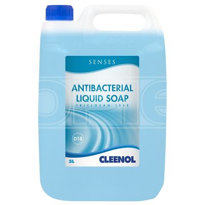 Senses Antibakterielle Flüssigseife Mild Effektiv Blau 5L - Cleenol 0770192X5