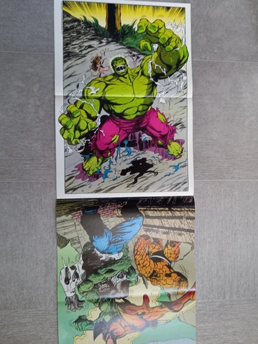 MARVEL INCREDIBLE HULK POSTER MAGAZINE 1992 - VGC VINTAGE
