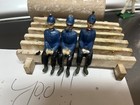 3 Cast Iron  Toy Driver/ Riders  firemen/ Johollico? — photo 1