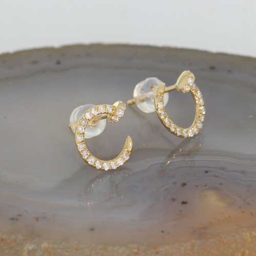 Wert 990 € Brillant Ohrstecker (0,24 carat) 750 18 Karat Gelb Gold - Bild 3 von 6