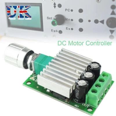 PWM 12V 24V 10A Fan Motor Dimmer DC Motor Speed Controller Speed Regulator