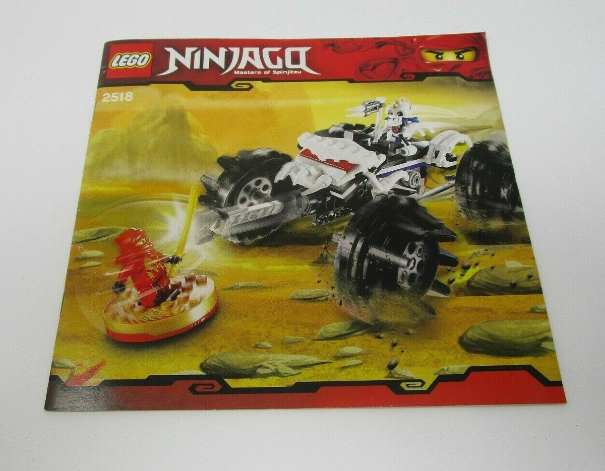Lego 2518 Ninjago Nuckal's ATV INSTRUCTION MANUAL BOOKLET | eBay