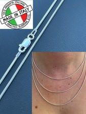 Solid 925 Sterling Silver 1.5mm Snake Chain Diamond Cut Ladies Necklace 14-30"