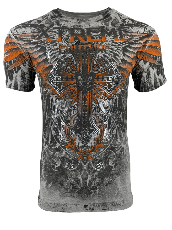 Xtreme Couture by Affliction Men's T-Shirt Magnet Wings Biker S