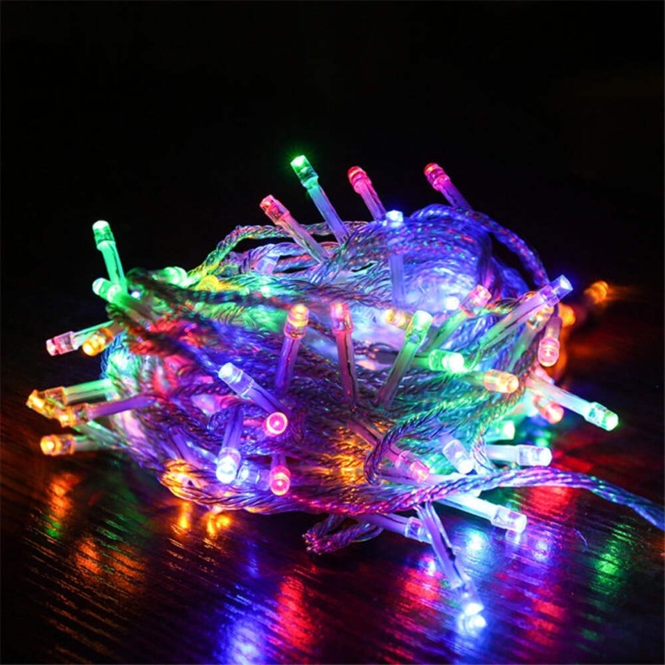 50M LED String Lights Christmas New Year Garland Decoration for Street