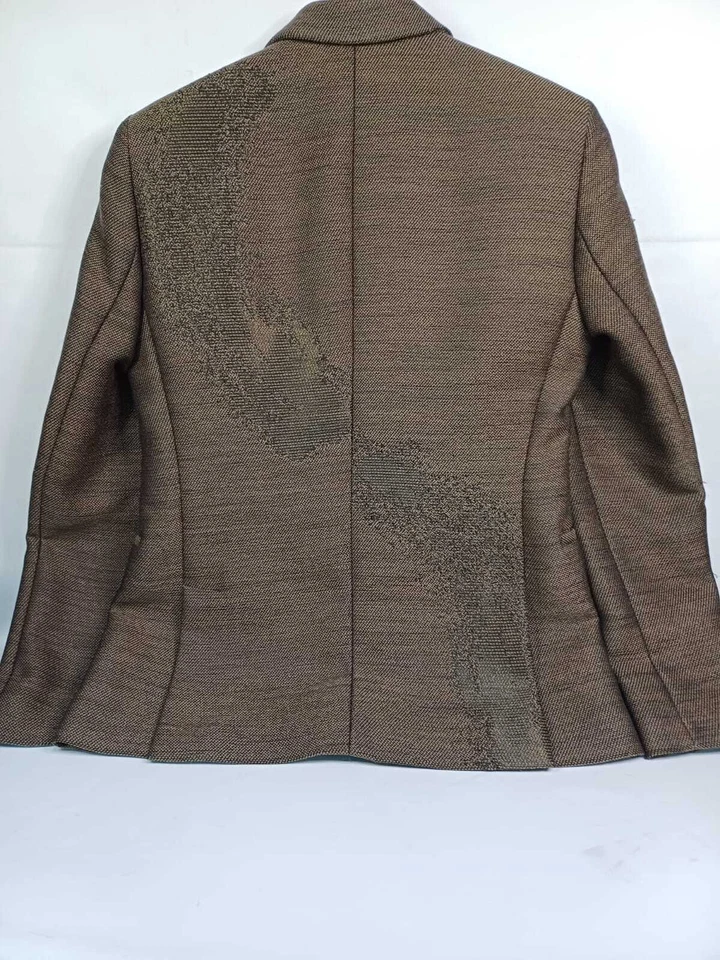 ABRIGO BLAZER HOMBRE EMPORIO ARMANI LANA MARRÓN. Foto 2 de 4