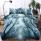 Blue Color Dim 3D Printing Duvet Quilt Doona Covers Pillow Case Bedding Sets